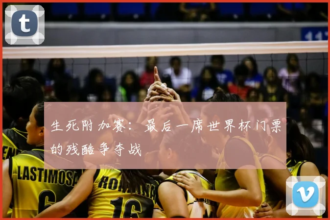 生死附加赛：最后一席世界杯门票的残酷争夺战